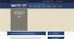 Desktop Screenshot of boatwestportmarina.com